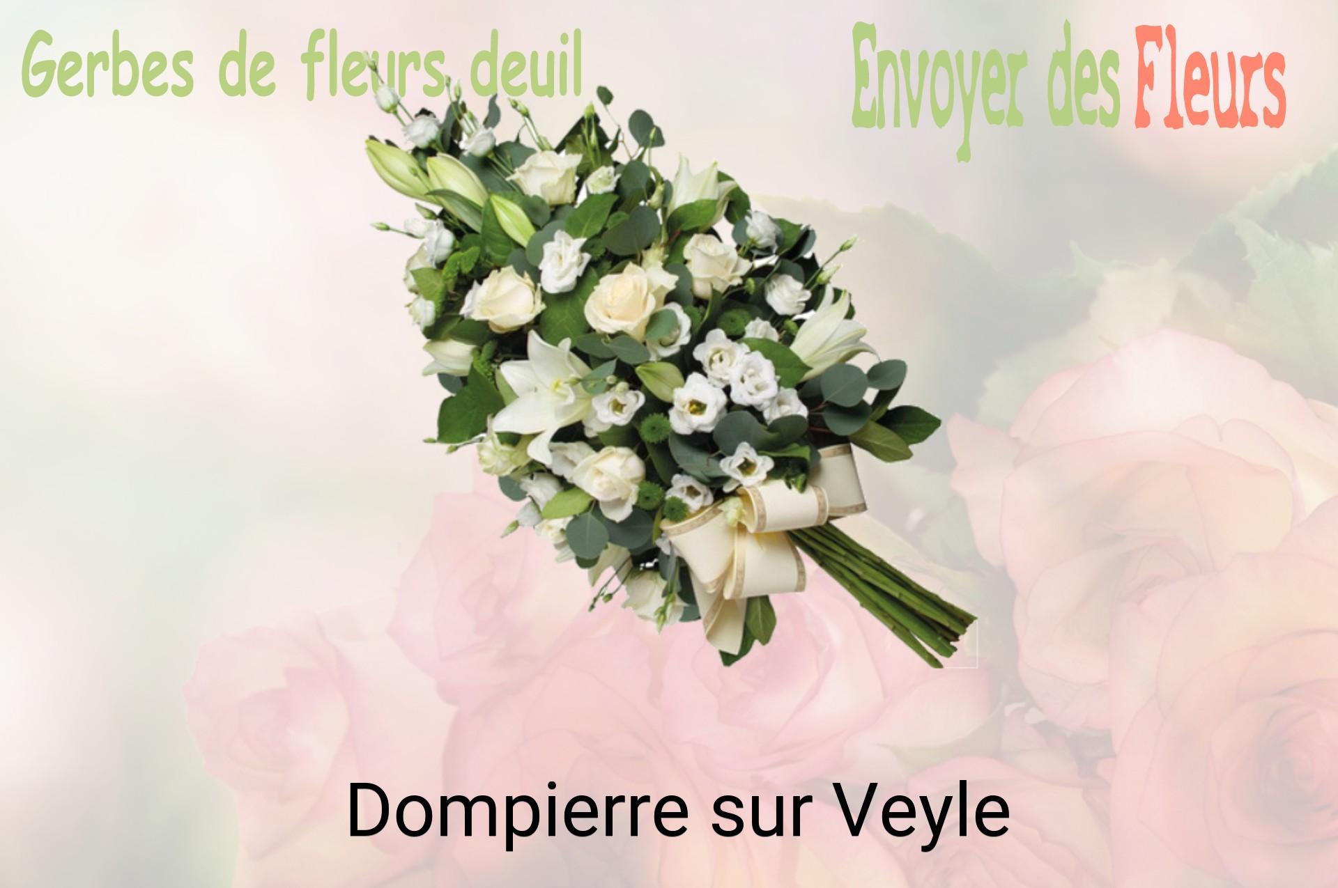 Gerbe de fleurs de deuil livrée à Dompierre-sur-Veyle